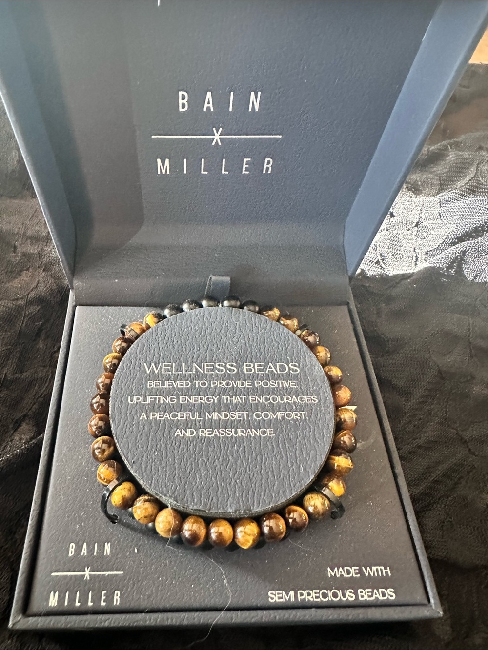 Brown Tiger Eye Wellness Beaded Bracelet